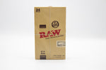 RAW Unrefined Organic 1.25 1 1/4 Size Cigarette Rolling Papers Full Box of 24 Packs